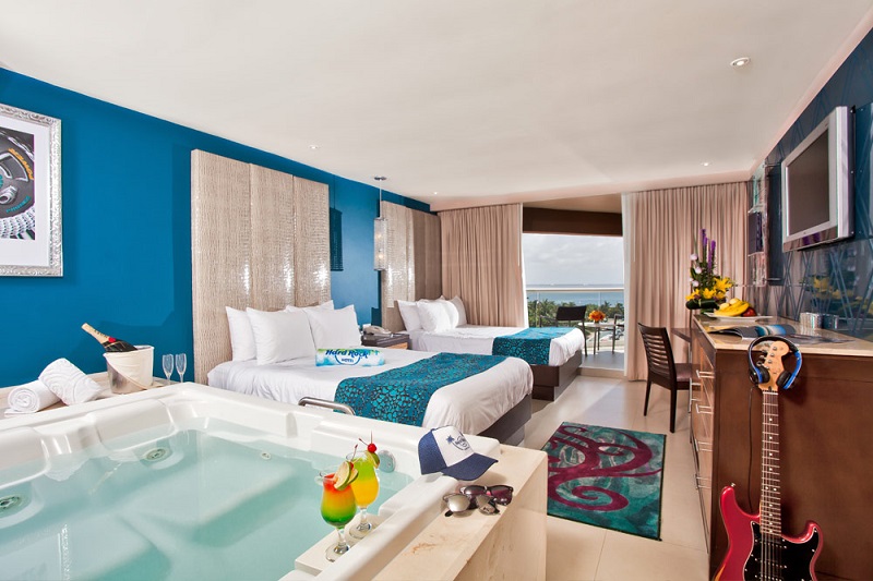 Quarto de hotel resort all inclusive em Cancún