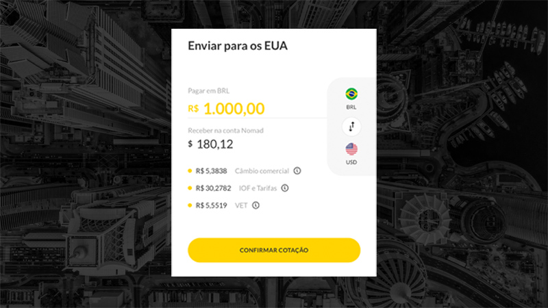 Como enviar dólares para os EUA do Brasil