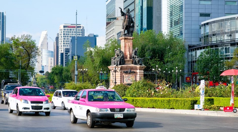 Táxis na Cidade do México