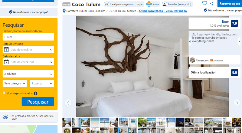  Estancia en el Hotel Coco Tulum en Tulum