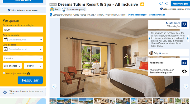 Estadia en el Hotel Dreams Tulum Resort & Spa