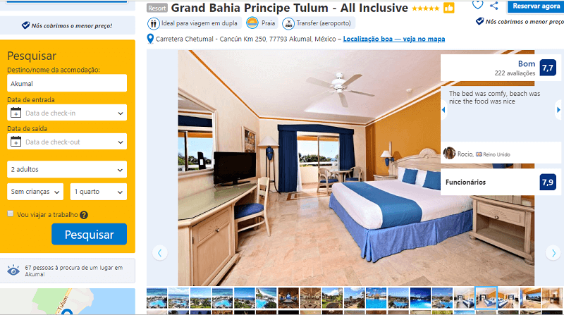 Estadia no Hotel Grand Bahia Principe Tulum - All Inclusive