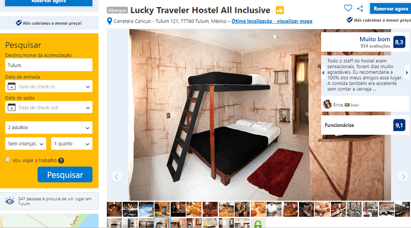 Alójate en el Lucky Traveler Hostel All Inclusive en Tulum