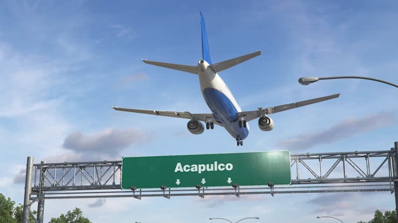 Avião em Acapulco