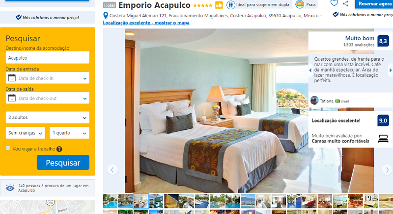 Hotel Emporio Acapulco en Acapulco en México