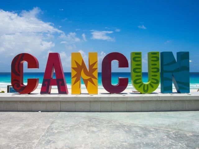 Cancún em abril