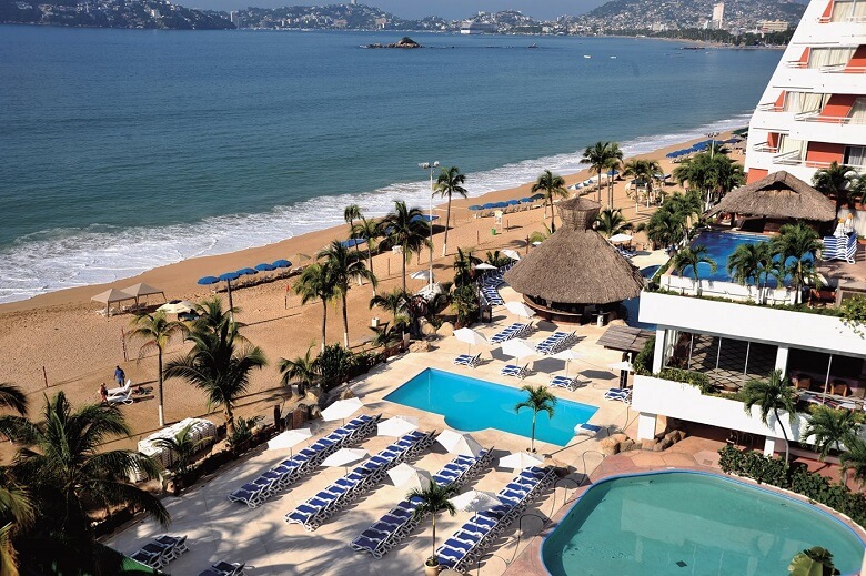Hoteles en el centro turístico de Acapulco