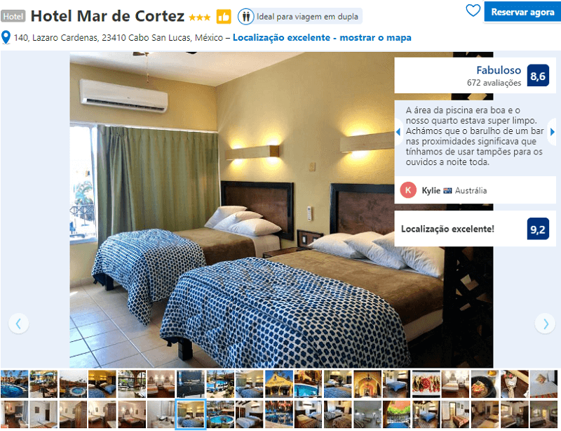 Habitación del Hotel Mar de Cortés en Los Cabos en Cabo San Lucas