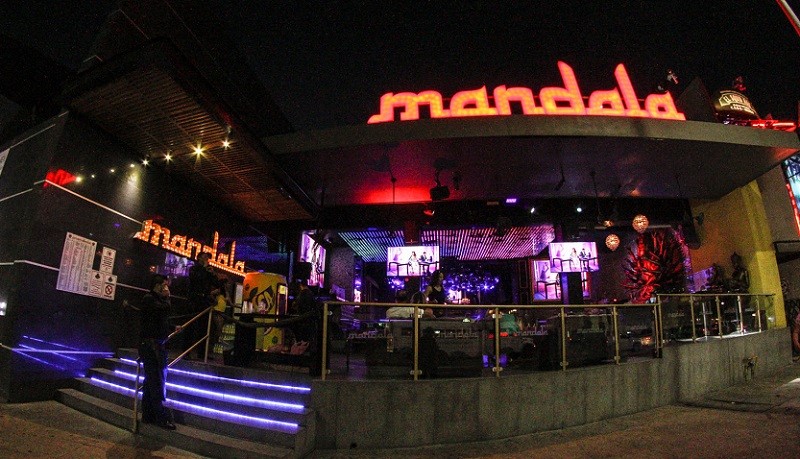 Estructura de la discoteca Mandala en Los Cabos