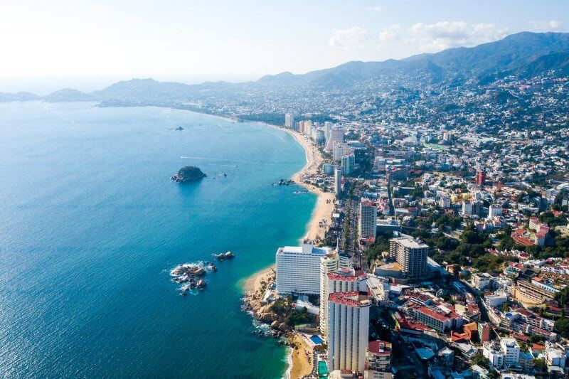 Vista panorámica de Acapulco