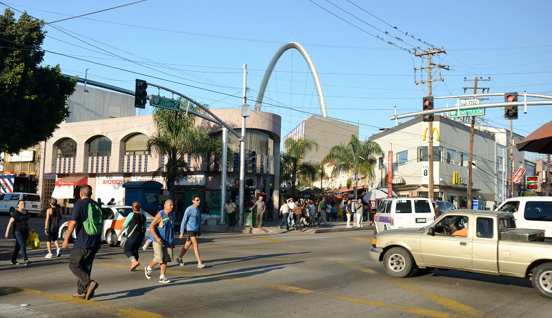 Zona Centro de Tijuana en México