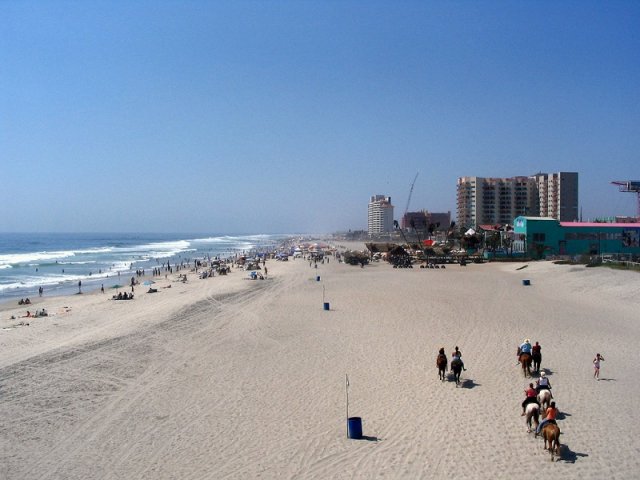Praia Rosarito em Tijuana