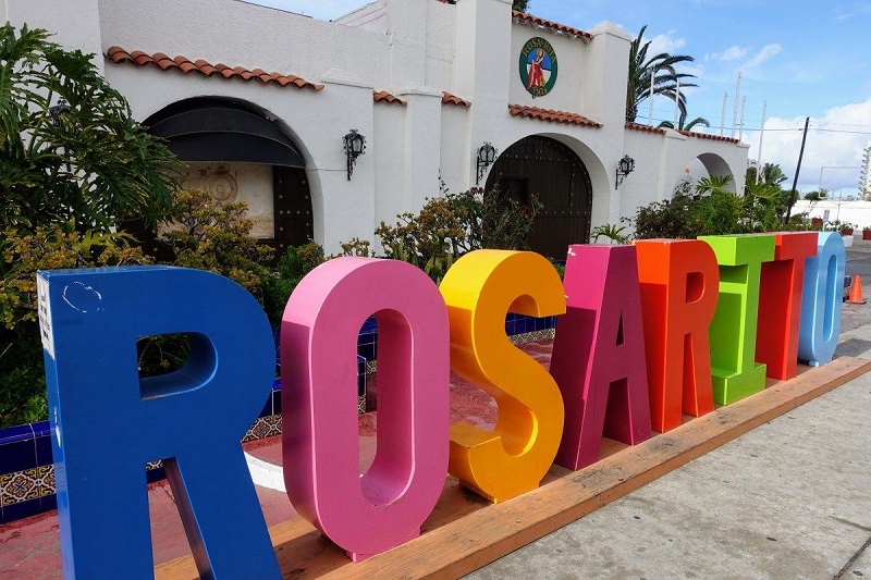 Cidade Rosarito próxima de Tijuana