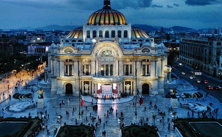 Noite na Cidade do México
