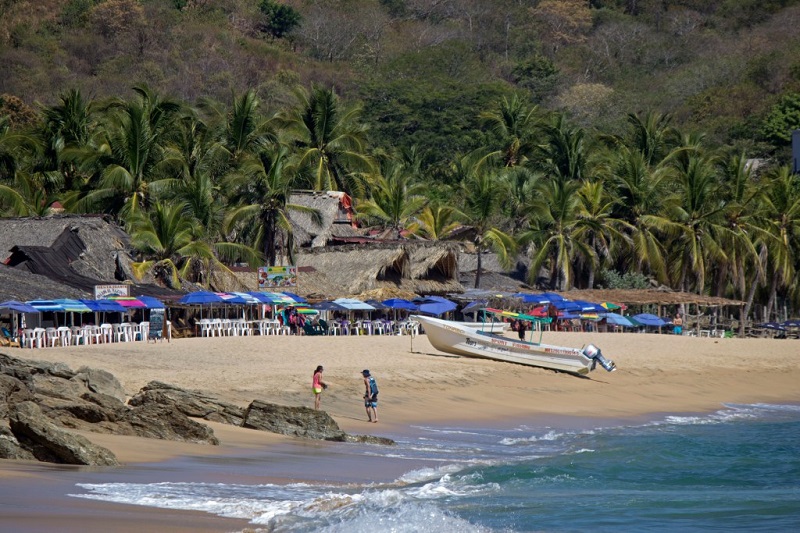 Playa Mazunte en Puerto Escondido
