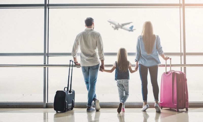 Família pronta para viajar