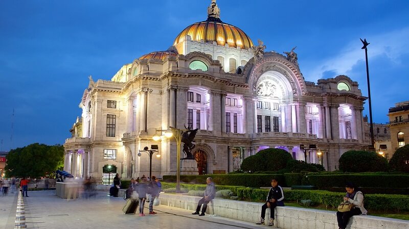 Palácio de Bellas Artes na Cidade do México