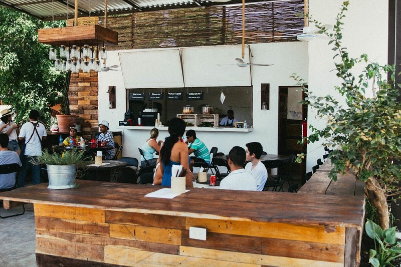 Restaurante Burrito Amor em Tulum