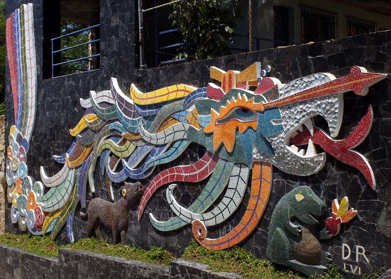 Murais de Diego Rivera na Exekatlkalli - Acapulco