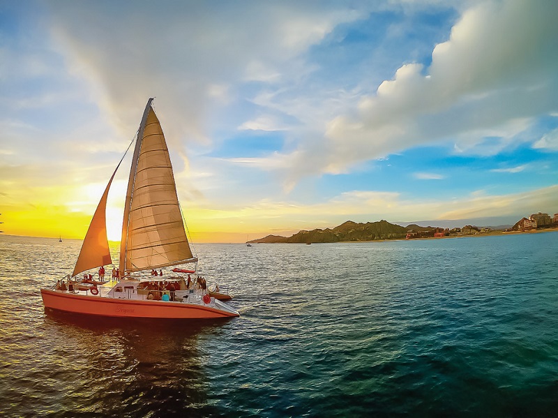 Barco em Los Cabos no México