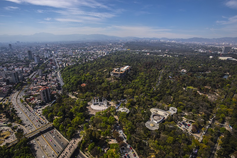 Bosque de Chapultepec na Cidade do México